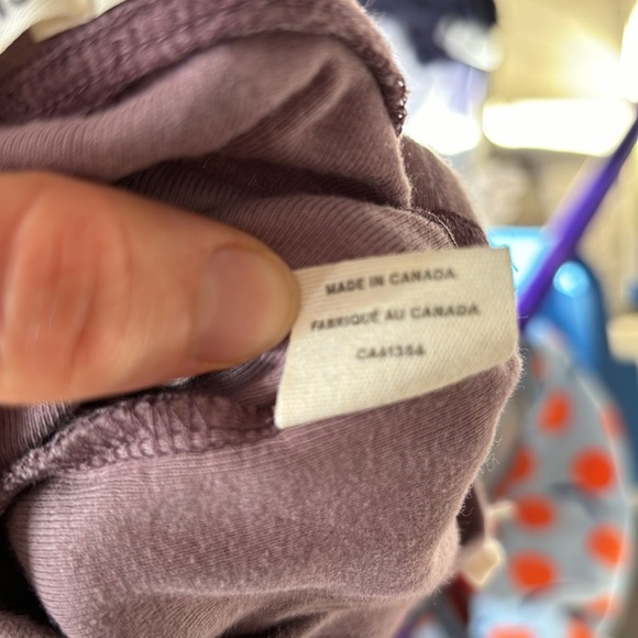 Made in Canada Petits Vilains Leggings Purple 6-12 months - Picture 6 of 6